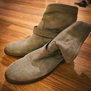 Frye gray boot